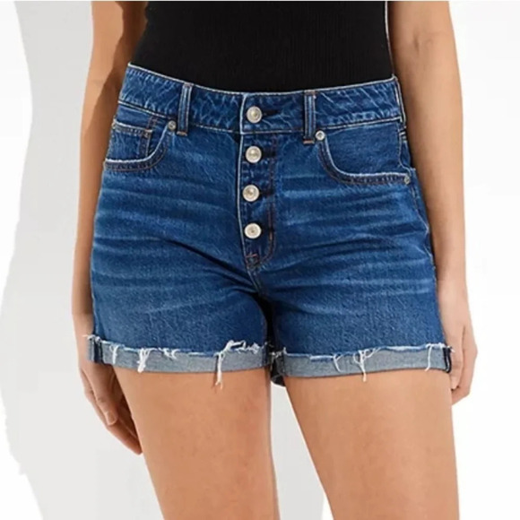 American Eagle Low-Rise Denim  Tomgirl Short - Picture 2 of 9